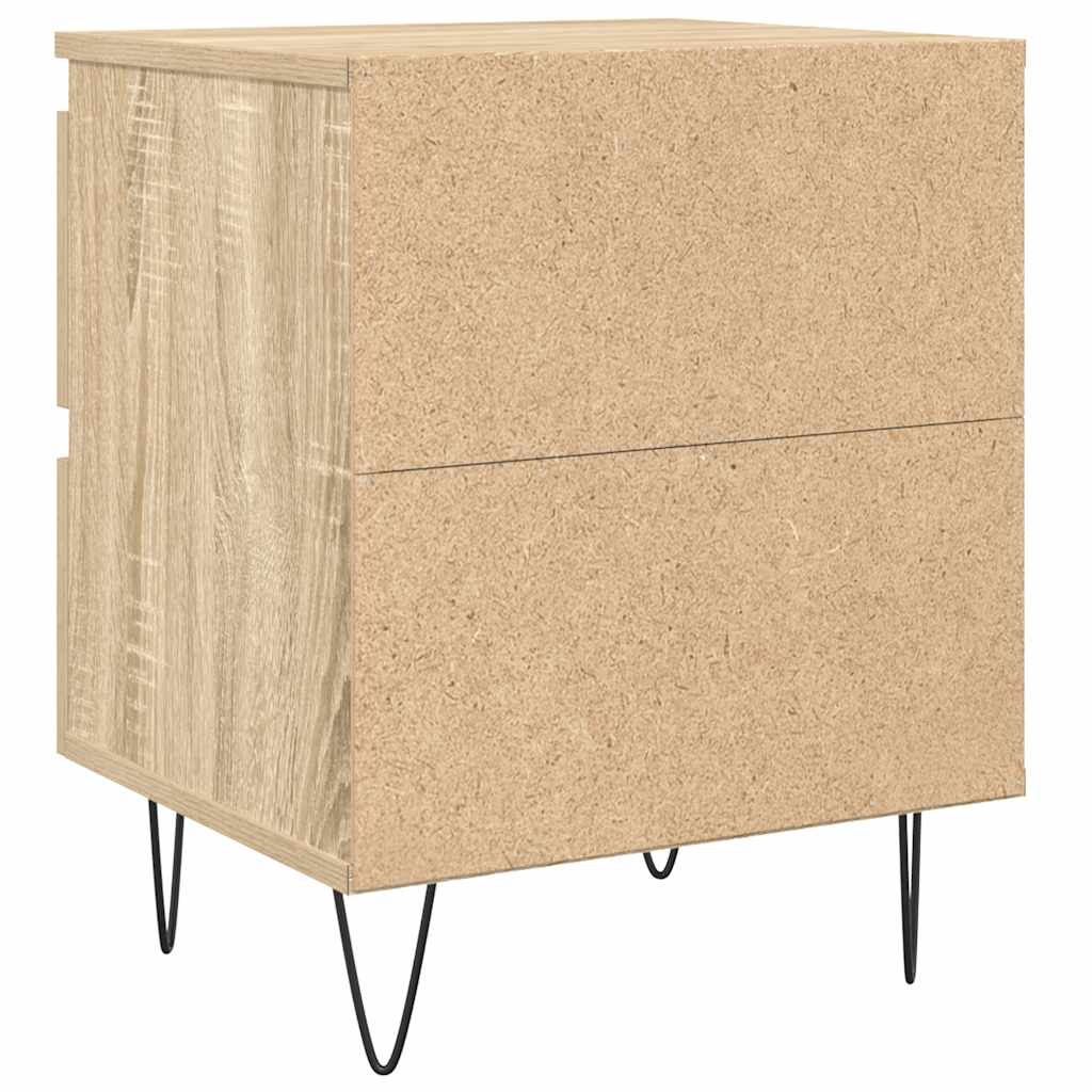 Table de chevet chêne sonoma 40x35x50 cm bois d’ingénierie - XIOS