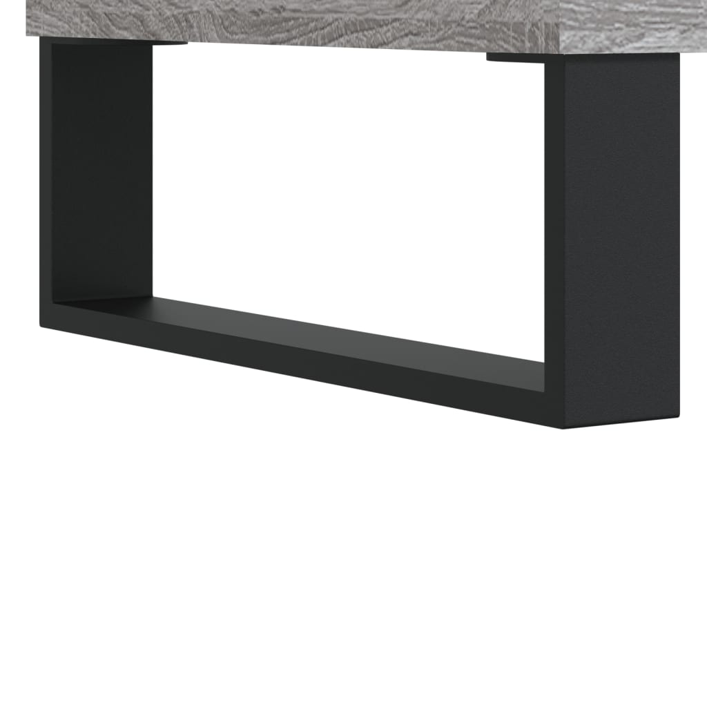 Table de chevet sonoma gris 40x35x50 cm bois d’ingénierie - XIOS