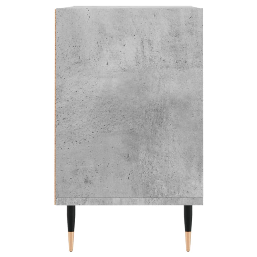 Meuble TV gris béton 69,5x30x50 cm bois d'ingénierie - XIOS