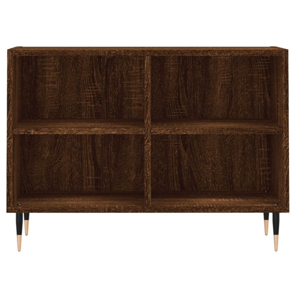 Meuble TV chêne marron 69,5 x 30 x 50 cm bois d'ingénierie - XIOS