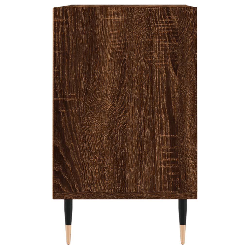 Meuble TV chêne marron 69,5 x 30 x 50 cm bois d'ingénierie - XIOS