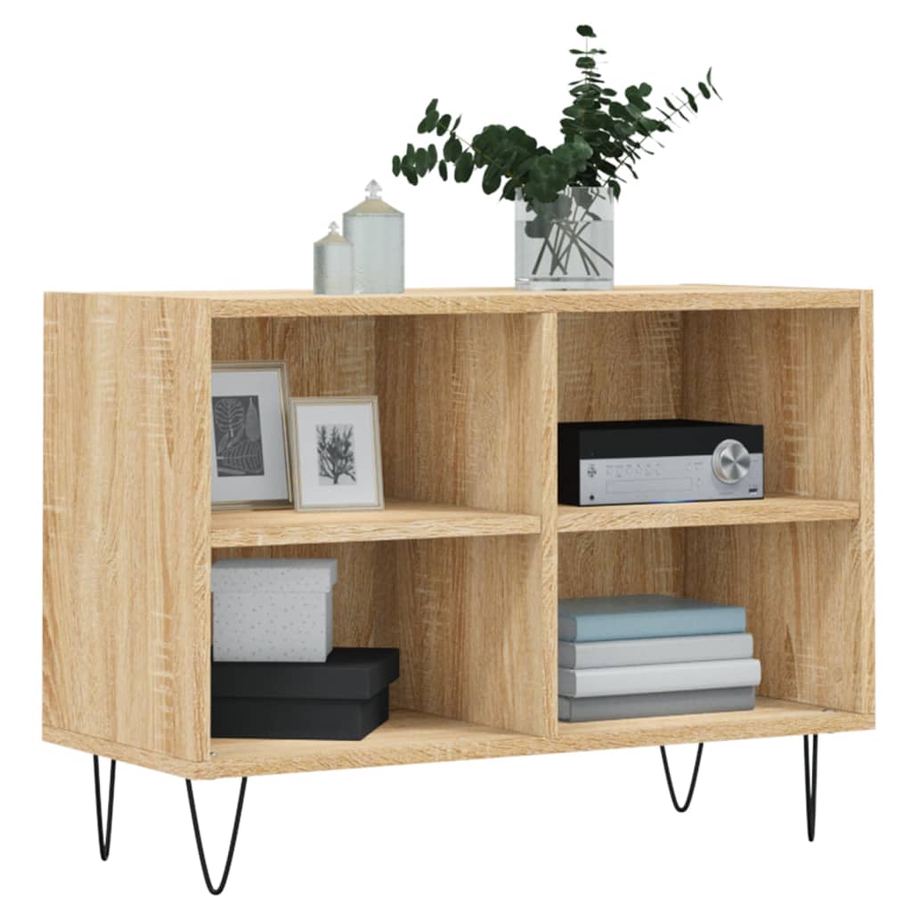 Meuble TV chêne sonoma 69,5 x 30 x 50 cm bois d'ingénierie - XIOS