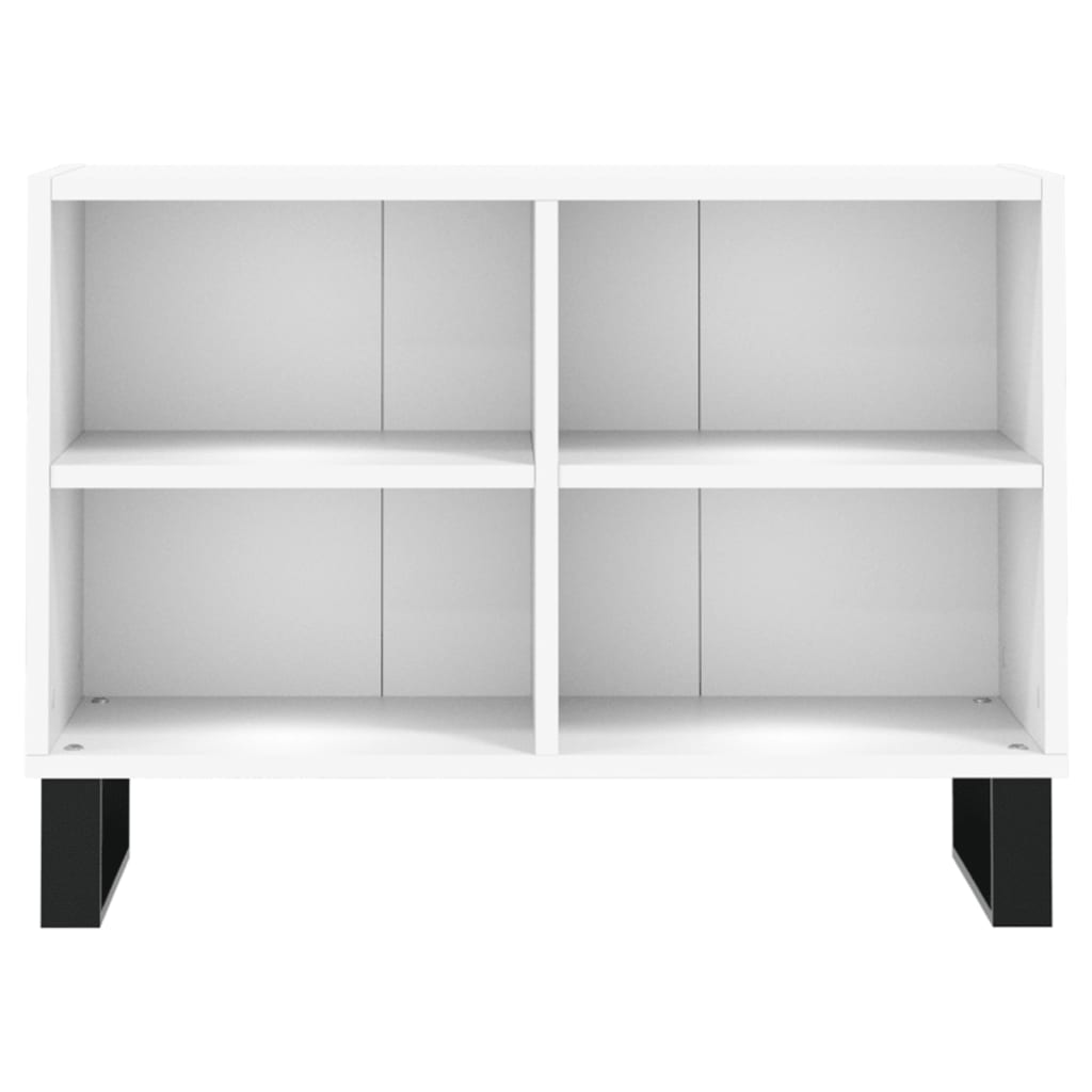 Meuble TV blanc 69,5 x 30 x 50 cm bois d'ingénierie - XIOS