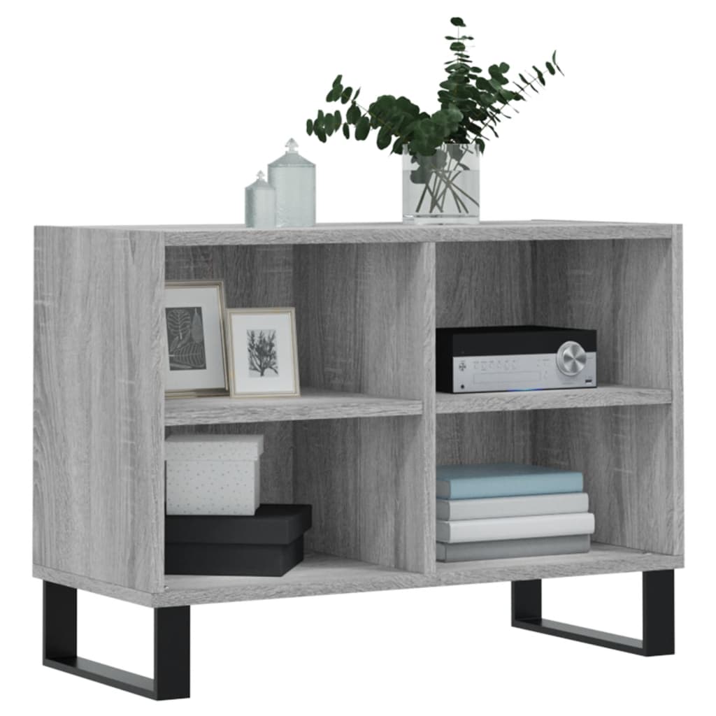 Meuble TV sonoma gris 69,5 x 30 x 50 cm bois d'ingénierie - XIOS