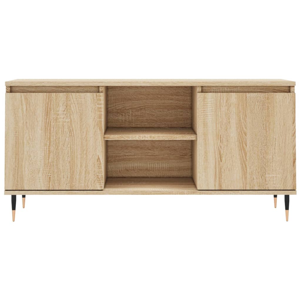 Meuble TV chêne sonoma 104x35x50 cm bois d'ingénierie - XIOS