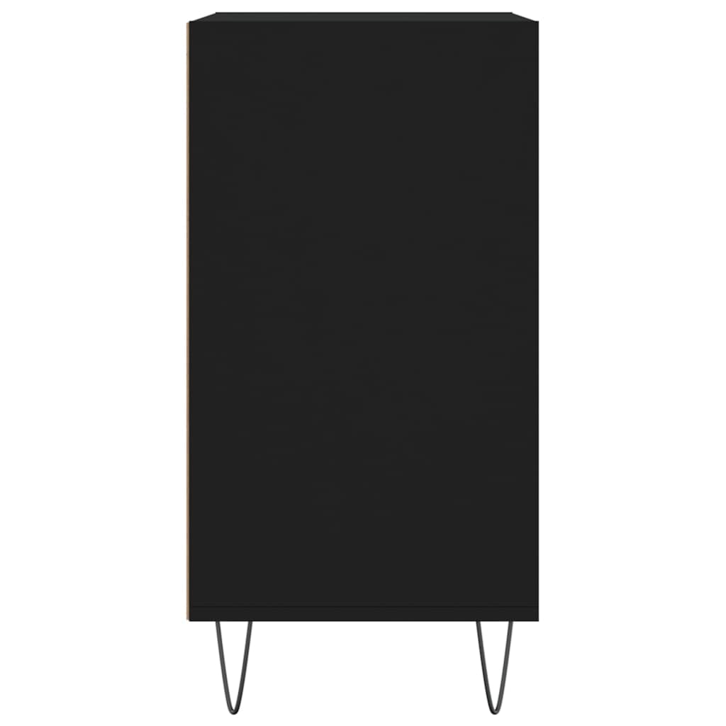 Buffet noir 57x35x70 cm bois d’ingénierie - XIOS