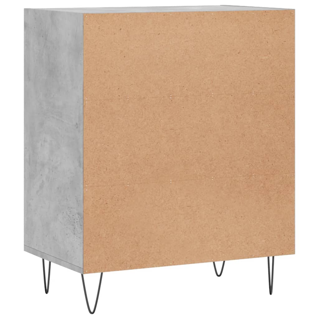 Buffet gris béton 57x35x70 cm bois d'ingénierie - XIOS