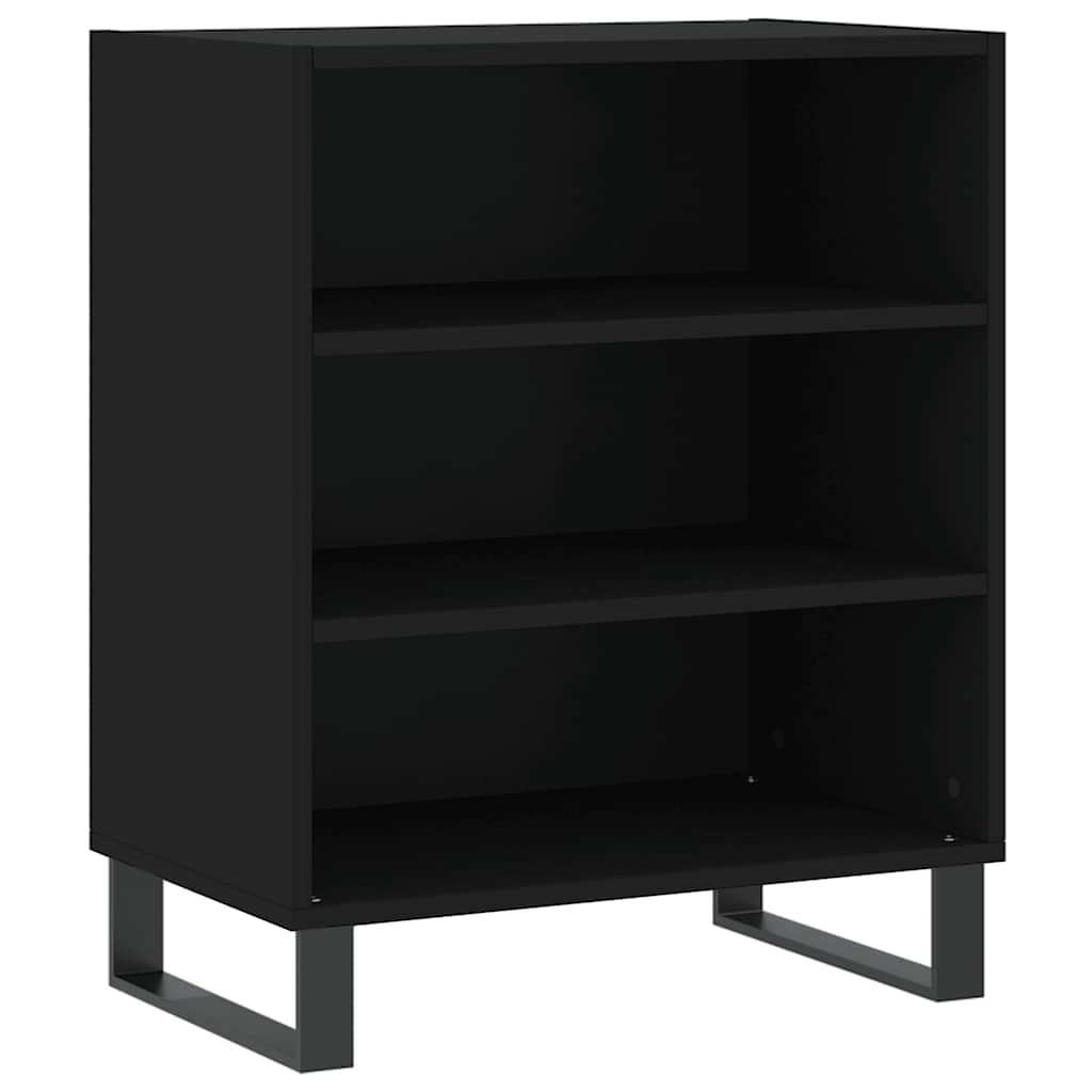 Buffet noir 57x35x70 cm bois d’ingénierie - XIOS