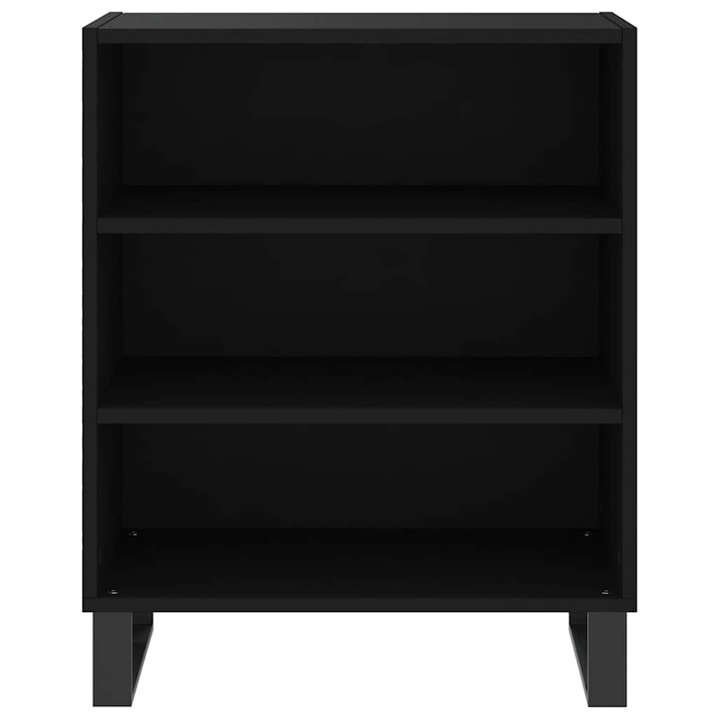 Buffet noir 57x35x70 cm bois d’ingénierie - XIOS