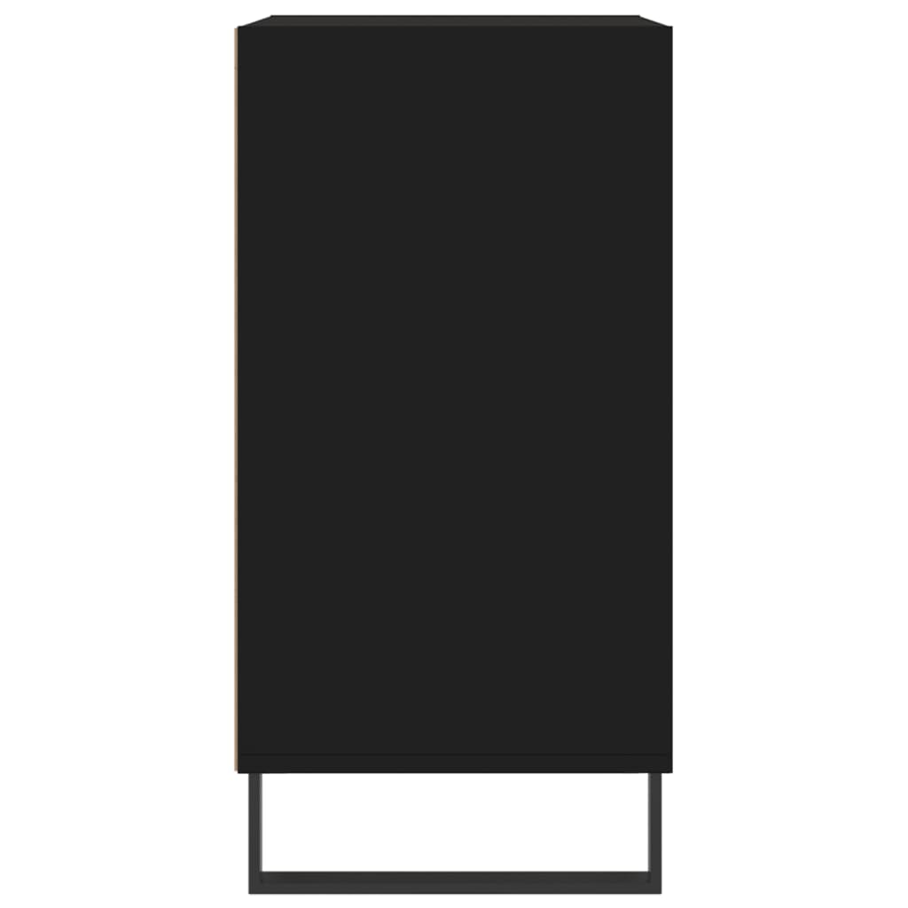 Buffet noir 57x35x70 cm bois d’ingénierie - XIOS