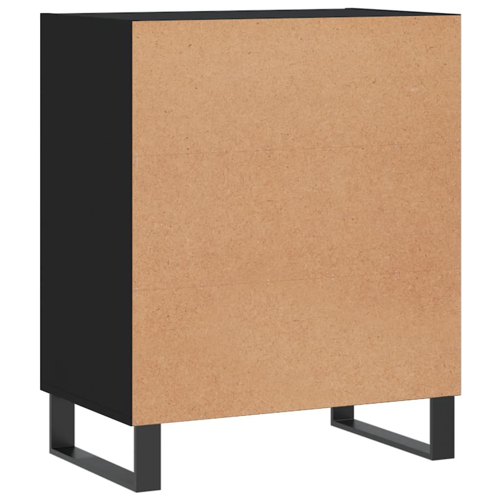 Buffet noir 57x35x70 cm bois d’ingénierie - XIOS
