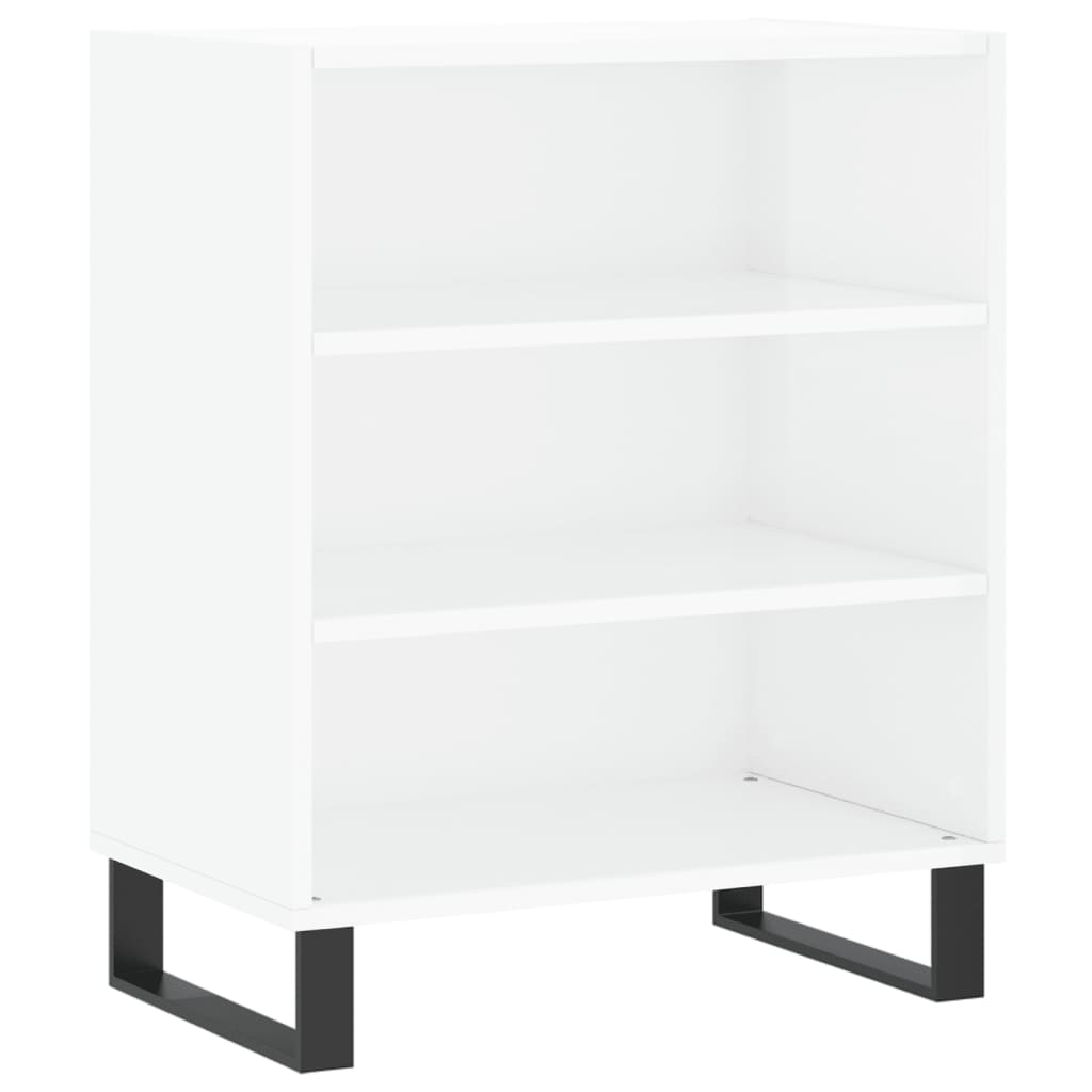 Buffet blanc brillant 57x35x70 cm bois d'ingénierie - XIOS