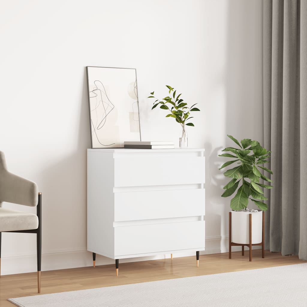 Buffet Blanc 60x35x70 cm Bois d'ingénierie - XIOS
