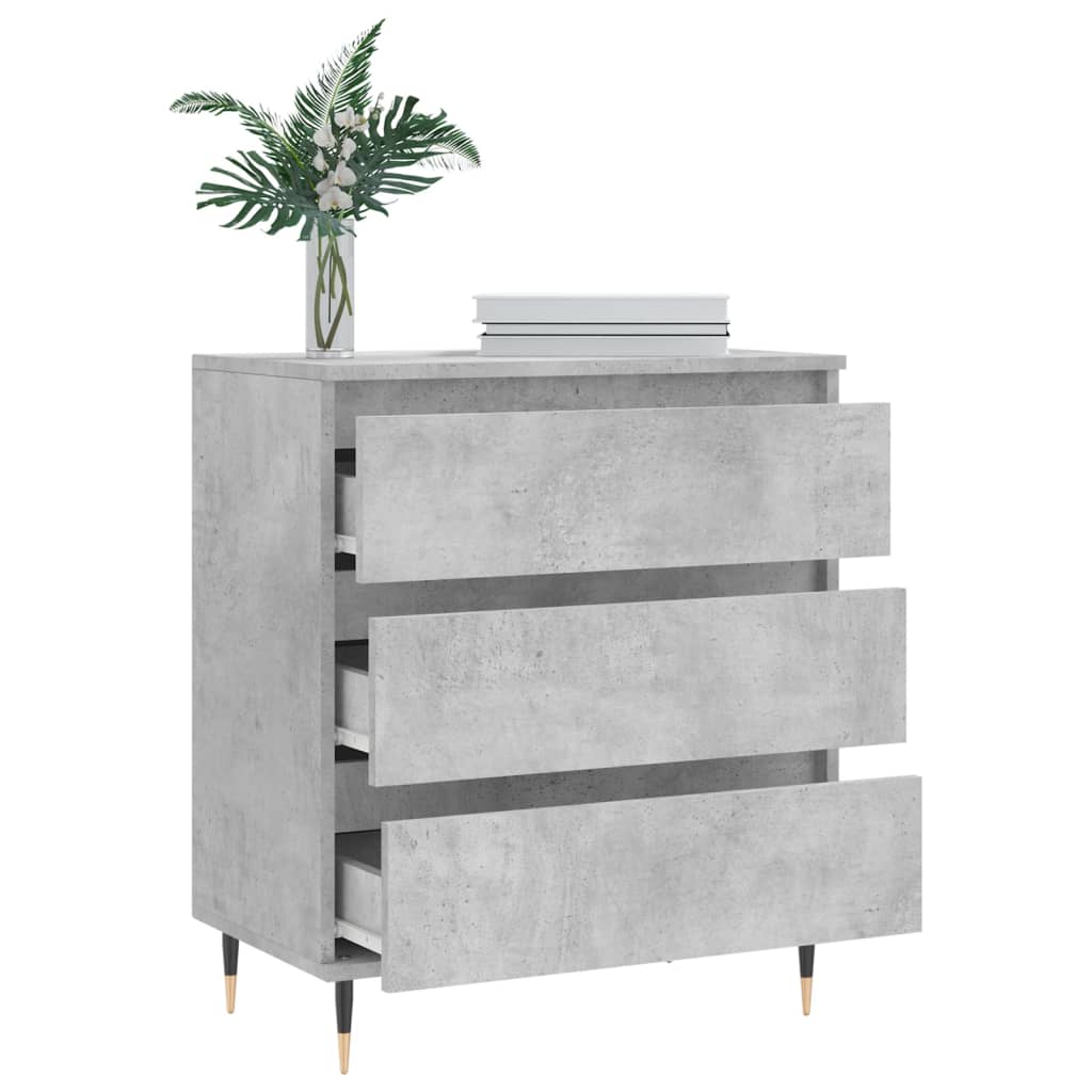 Buffet Gris béton 60x35x70 cm Bois d'ingénierie - XIOS