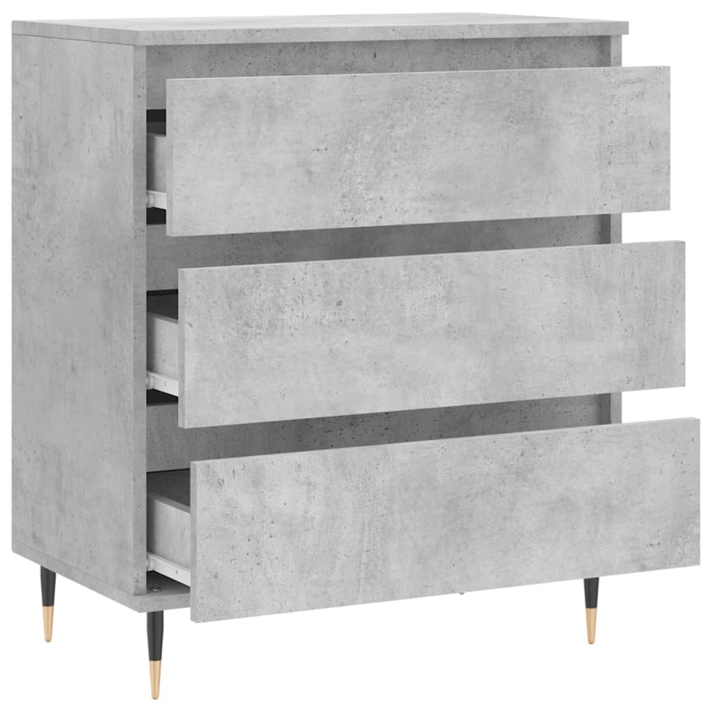Buffet Gris béton 60x35x70 cm Bois d'ingénierie - XIOS