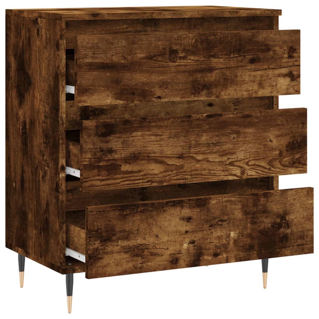Buffet Chêne fumé 60x35x70 cm Bois d'ingénierie