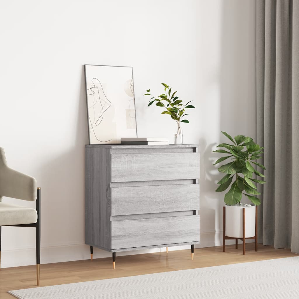 Buffet Sonoma gris 60x35x70 cm Bois d'ingénierie - XIOS