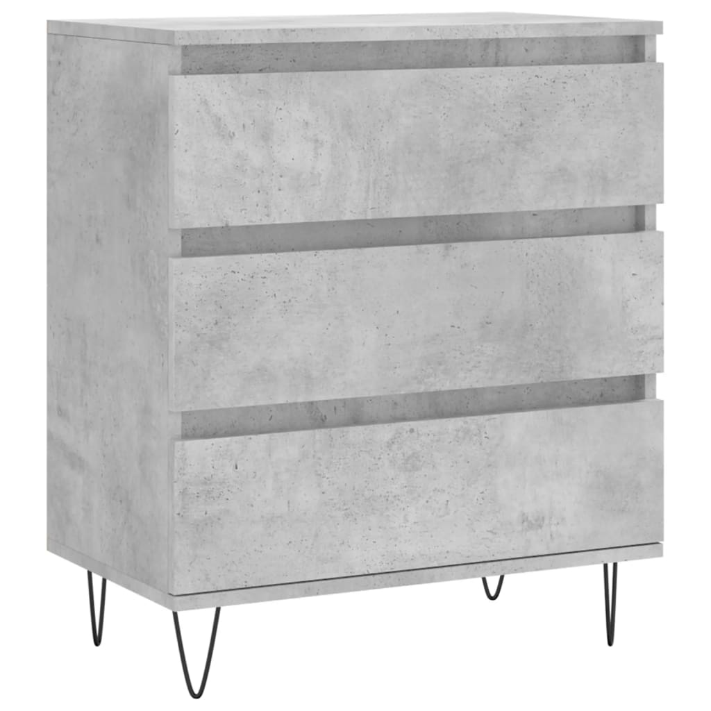 Buffet Gris béton 60x35x70 cm Bois d'ingénierie - XIOS