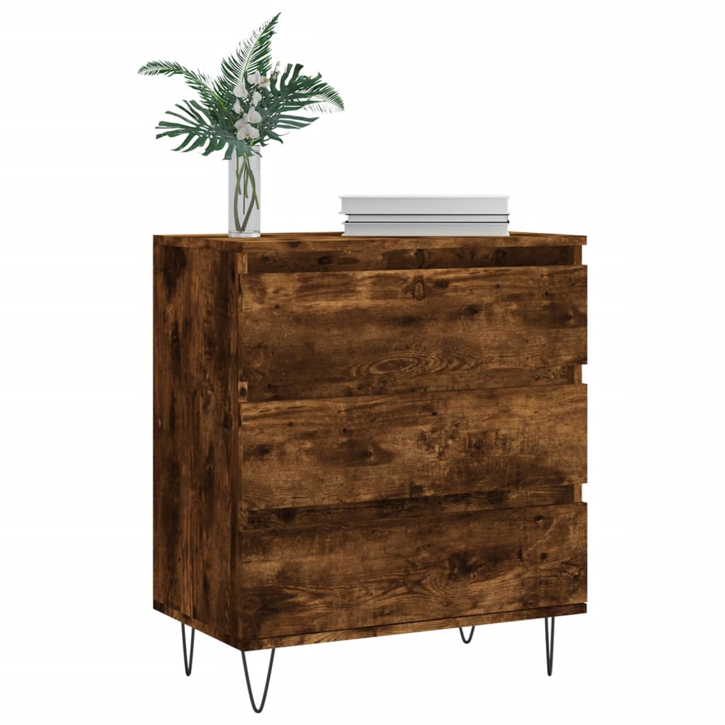Buffet Chêne fumé 60x35x70 cm Bois d'ingénierie - XIOS