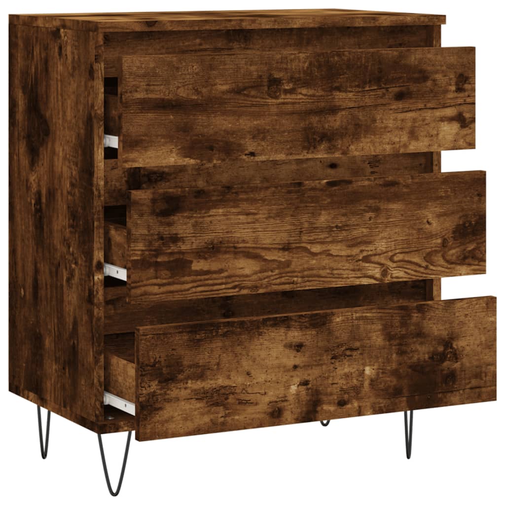 Buffet Chêne fumé 60x35x70 cm Bois d'ingénierie - XIOS