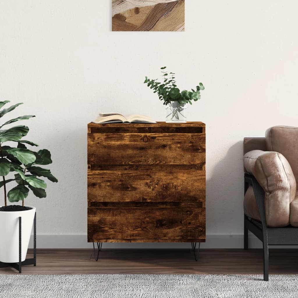 Buffet Chêne fumé 60x35x70 cm Bois d'ingénierie - XIOS