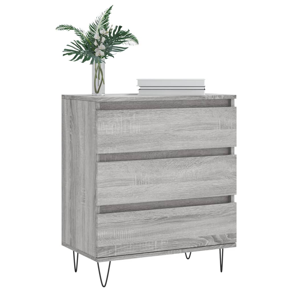Buffet Sonoma gris 60x35x70 cm Bois d'ingénierie - XIOS