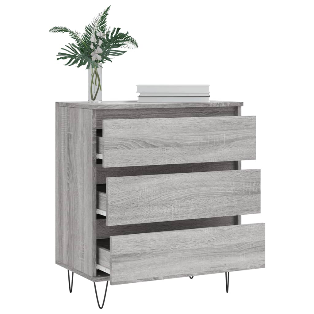 Buffet Sonoma gris 60x35x70 cm Bois d'ingénierie - XIOS