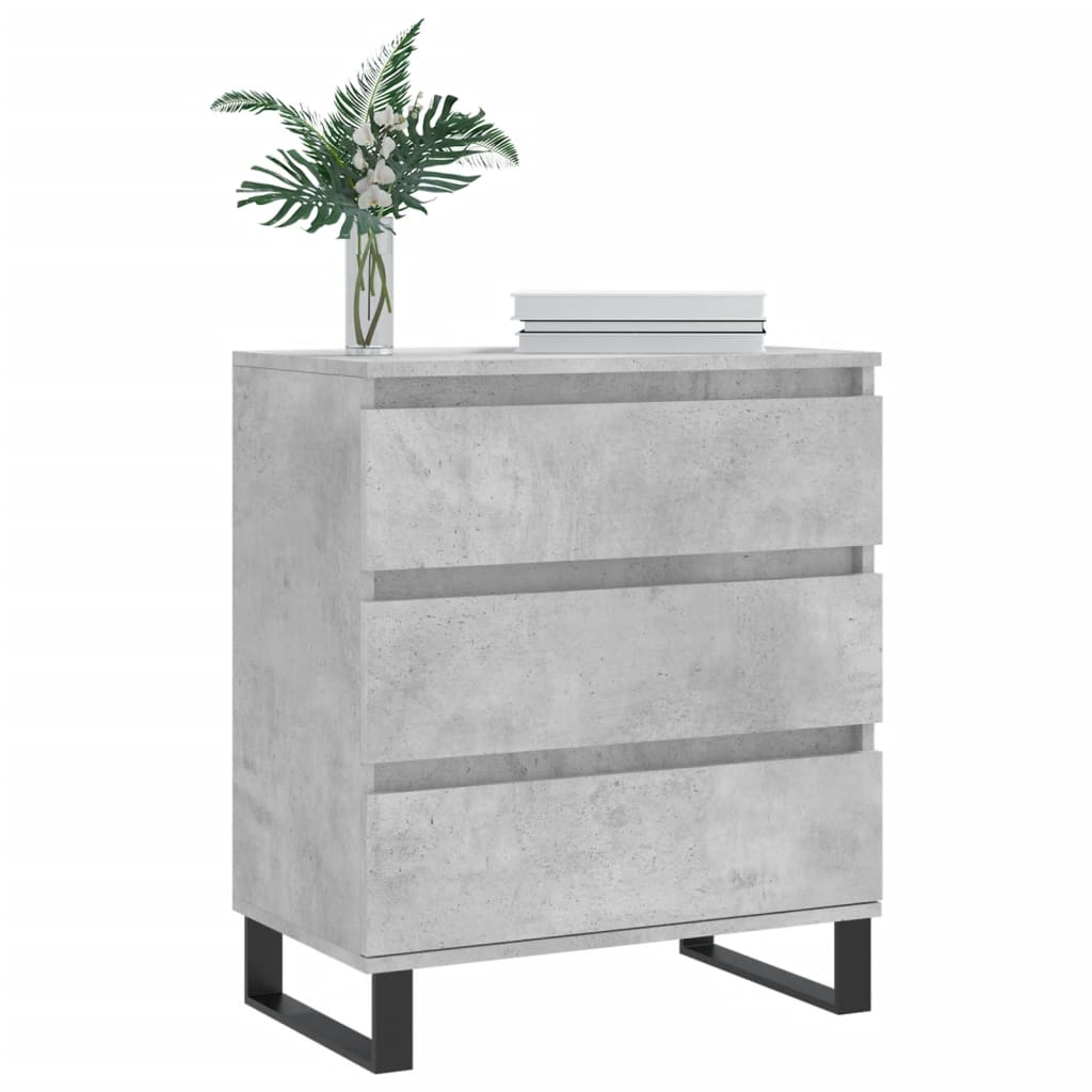 Buffet Gris béton 60x35x70 cm Bois d'ingénierie - XIOS