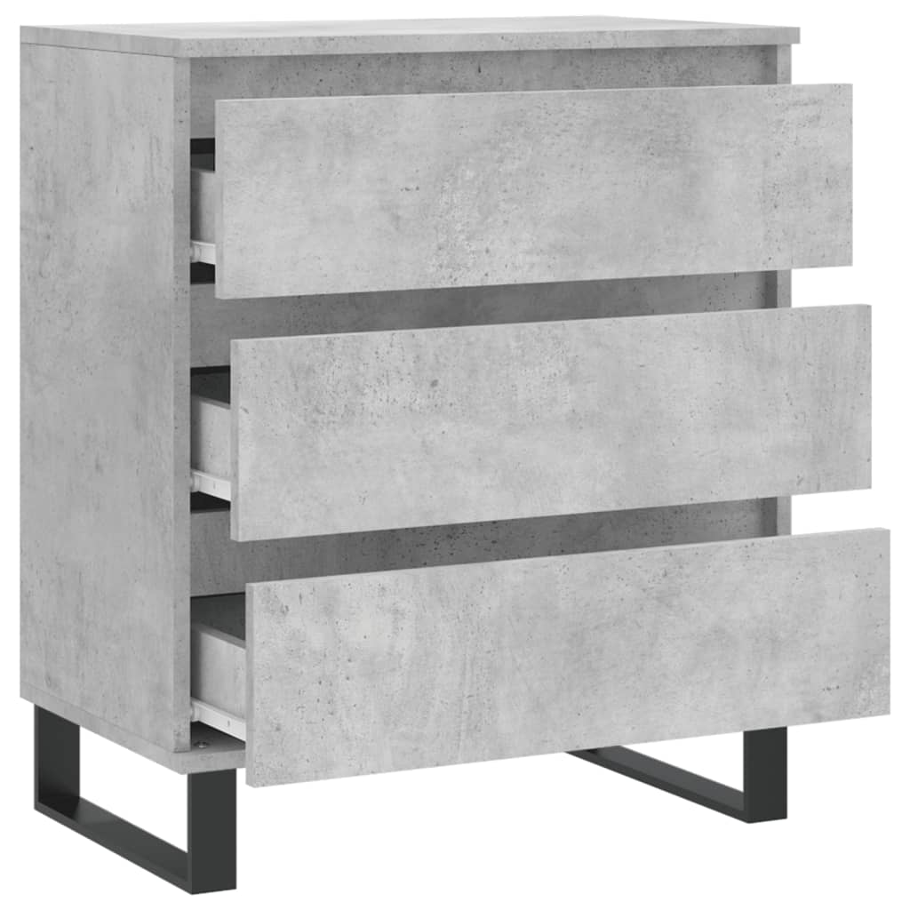 Buffet Gris béton 60x35x70 cm Bois d'ingénierie - XIOS