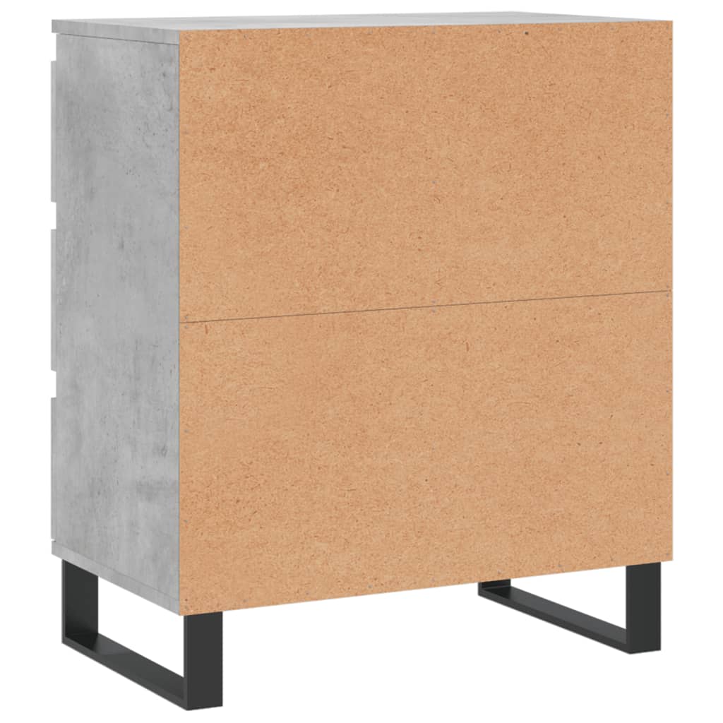 Buffet Gris béton 60x35x70 cm Bois d'ingénierie - XIOS