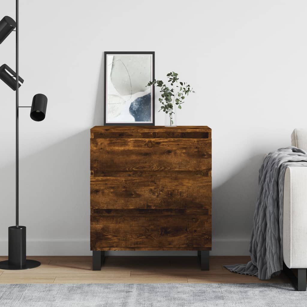 Buffet Chêne fumé 60x35x70 cm Bois d'ingénierie - XIOS