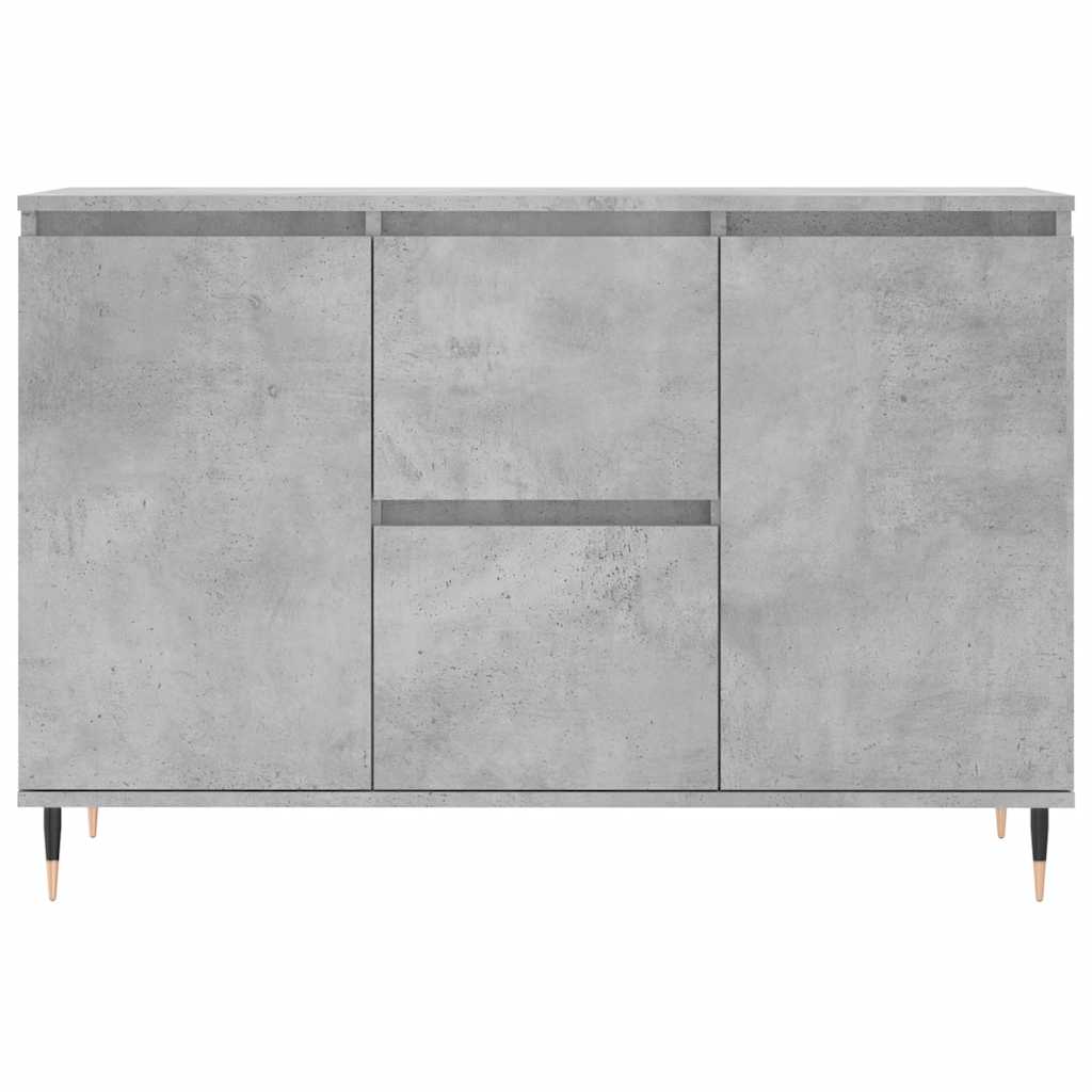 Buffet gris béton 101,5x35x70 cm bois d'ingénierie - XIOS