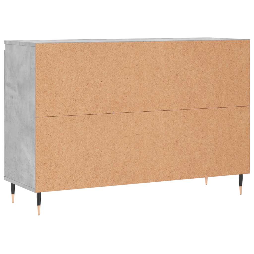 Buffet gris béton 101,5x35x70 cm bois d'ingénierie - XIOS