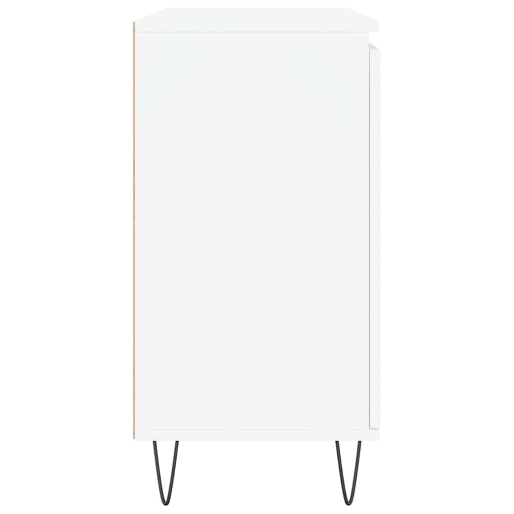Buffet blanc 101,5x35x70 cm bois d'ingénierie - XIOS