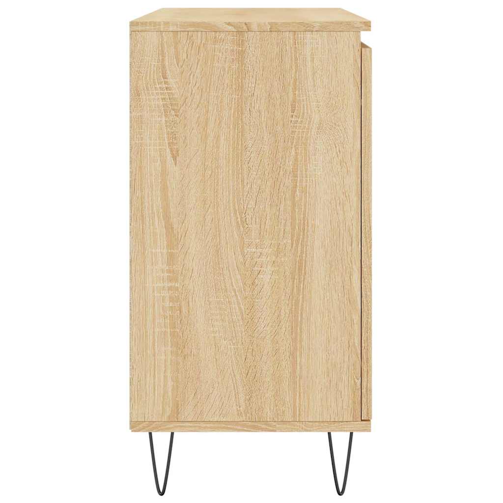 Buffet chêne sonoma 101,5x35x70 cm bois d'ingénierie - XIOS