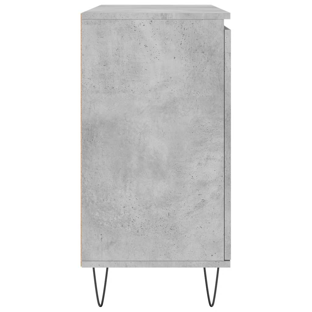 Buffet gris béton 101,5x35x70 cm bois d'ingénierie - XIOS