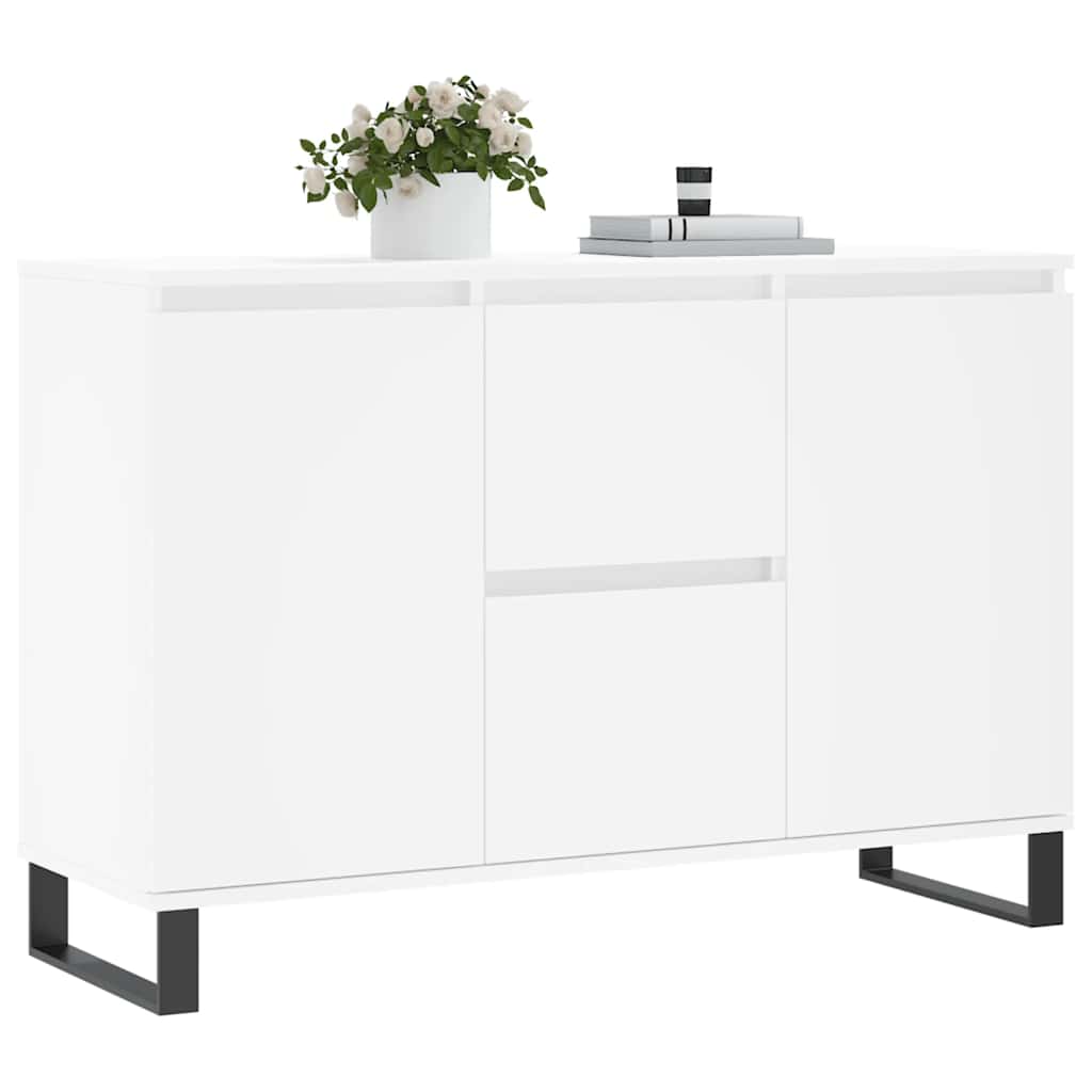 Buffet blanc 101,5x35x70 cm bois d'ingénierie - XIOS