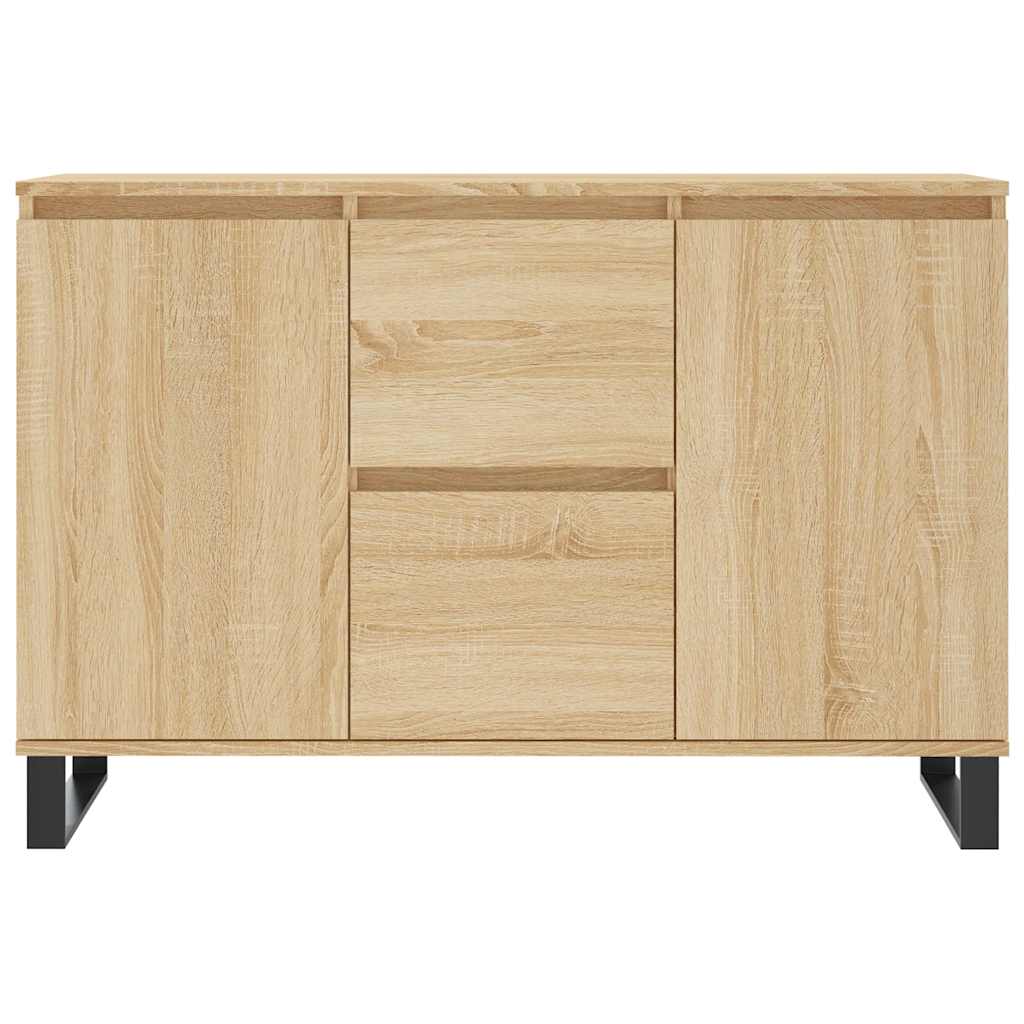Buffet chêne sonoma 101,5x35x70 cm bois d'ingénierie - XIOS