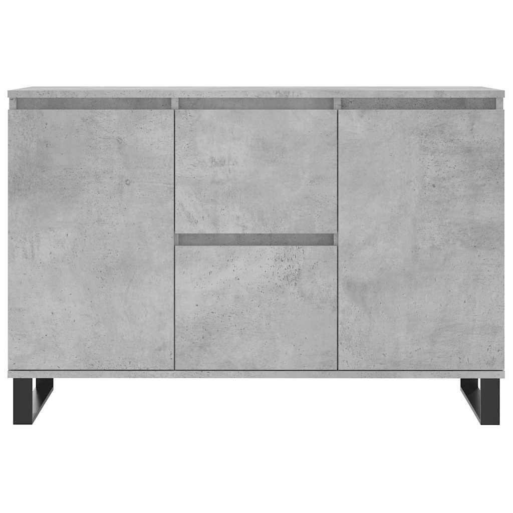 Buffet gris béton 101,5x35x70 cm bois d'ingénierie - XIOS
