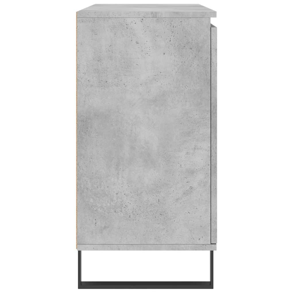 Buffet gris béton 101,5x35x70 cm bois d'ingénierie - XIOS