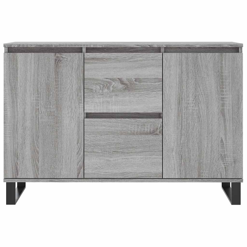 Buffet sonoma gris 101,5x35x70 cm bois d'ingénierie - XIOS