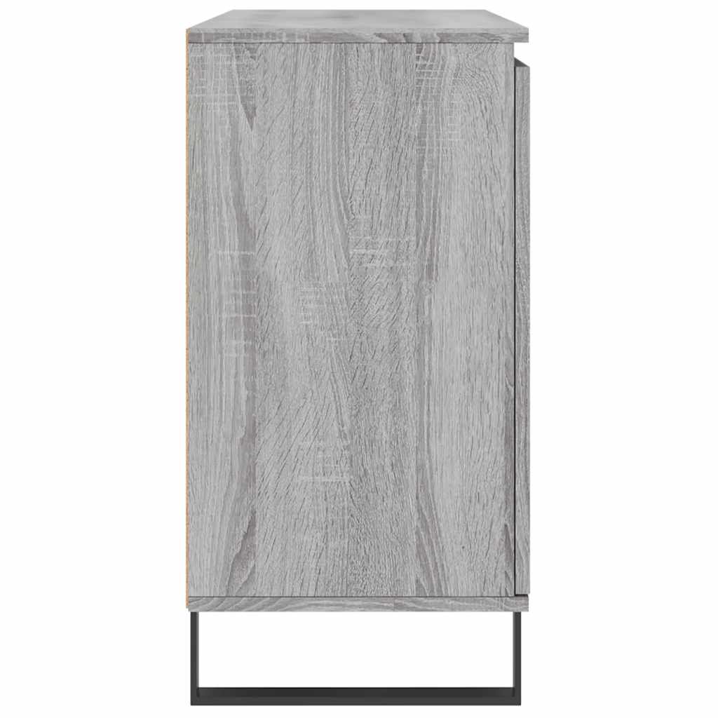 Buffet sonoma gris 101,5x35x70 cm bois d'ingénierie - XIOS