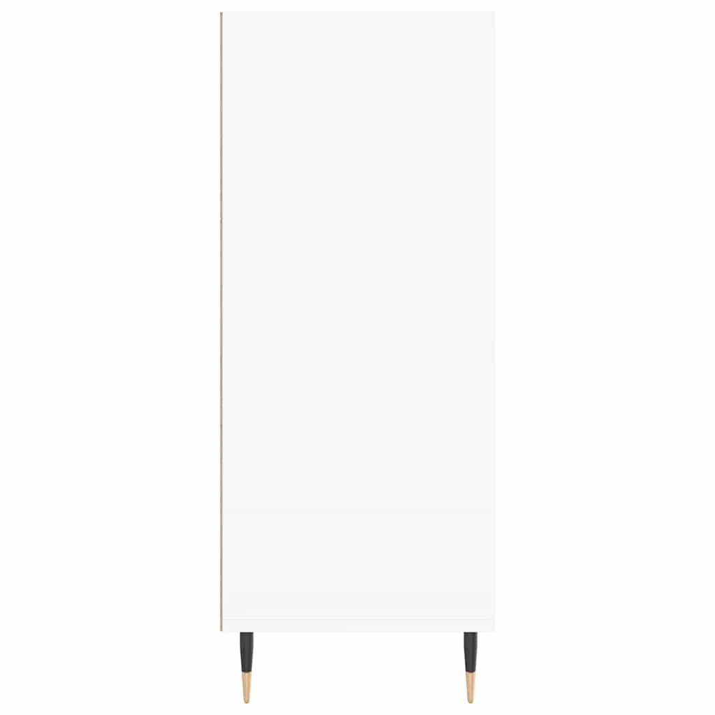Buffet haut blanc 57x35x90 cm bois d'ingénierie - XIOS