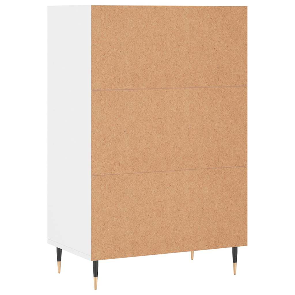 Buffet haut blanc 57x35x90 cm bois d'ingénierie - XIOS