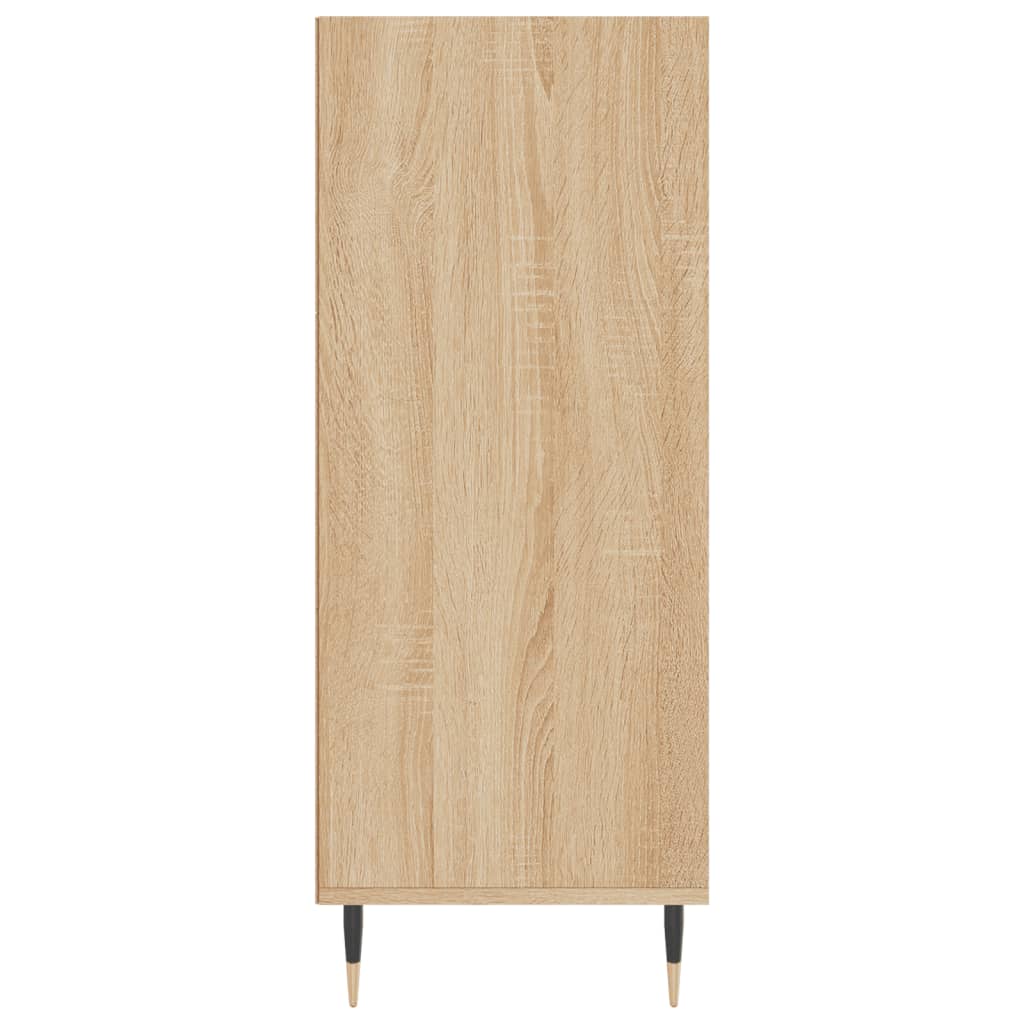 Buffet haut chêne sonoma 57x35x90 cm bois d'ingénierie - XIOS
