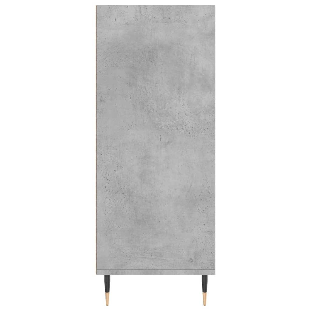 Buffet haut gris béton 57x35x90 cm bois d'ingénierie - XIOS