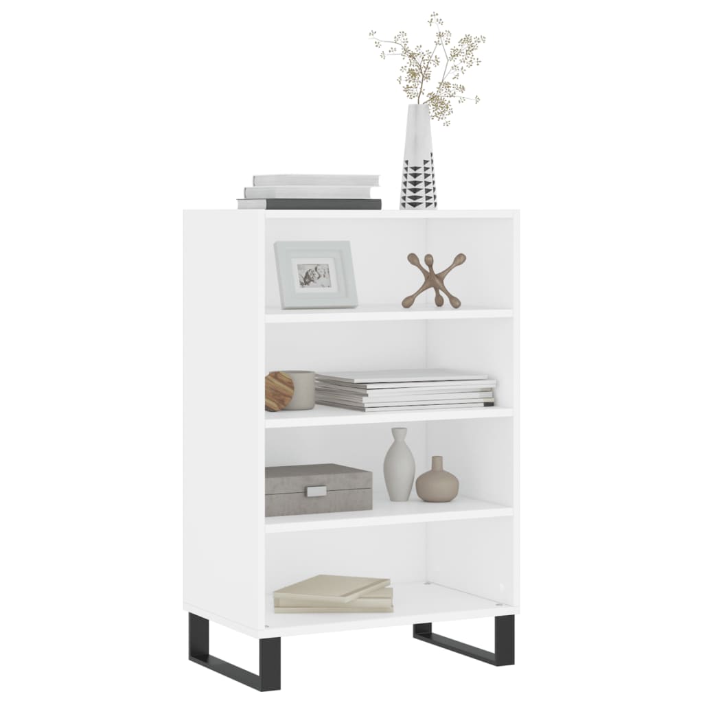 Buffet haut blanc 57x35x90 cm bois d'ingénierie - XIOS