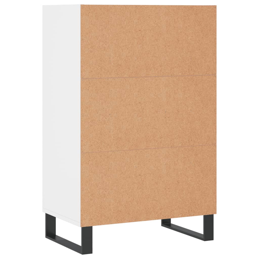 Buffet haut blanc 57x35x90 cm bois d'ingénierie - XIOS