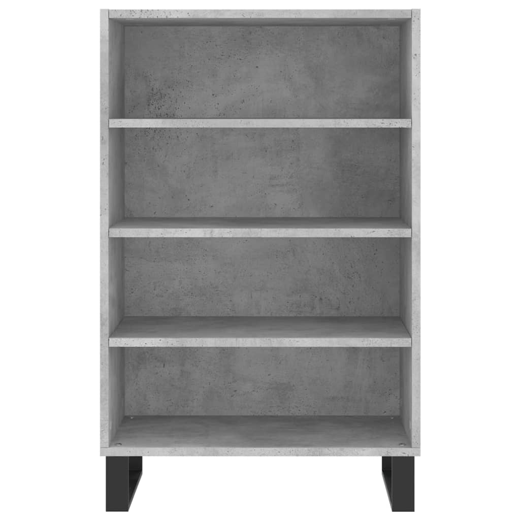 Buffet haut gris béton 57x35x90 cm bois d'ingénierie - XIOS
