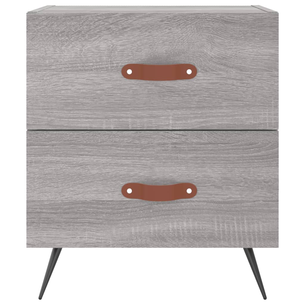 Tables de chevet 2 pcs sonoma gris 40x35x47,5 cm - XIOS